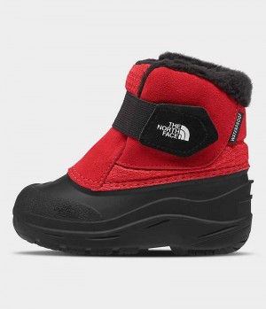 Botte Hiver The North Face Alpenglow II Garcon Rouge Noir | FRANCE ZEDAP