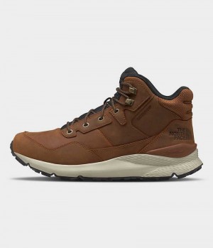 Botte Hiver The North Face Vals II Mid Cuir Imperméables Homme Marron | PARIS KGZWL