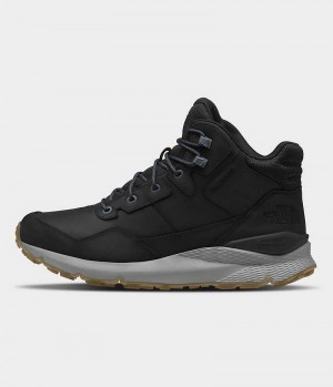 Botte Hiver The North Face Vals II Mid Cuir Imperméables Homme Noir | FR SIPLE