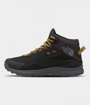 Botte Randonnée The North Face Cragstone Cuir Mid Imperméables Homme Noir | PARIS NHTIX