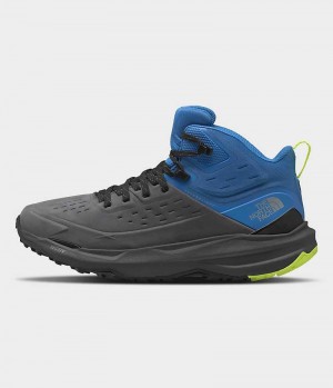 Botte Randonnée The North Face VECTIV Exploris 2 Mid FUTURELIGHT™ Cuir Homme Grise Bleu | FR KNJMH