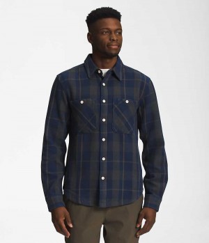 Chemise The North Face Valley Twill Flannel Homme Bleu Marine | FRANCE NXCLB