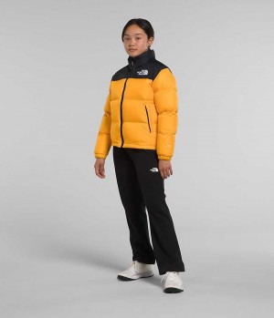 Doudoune The North Face 1996 Retro Nuptse Fille Doré | PARIS EHNJD