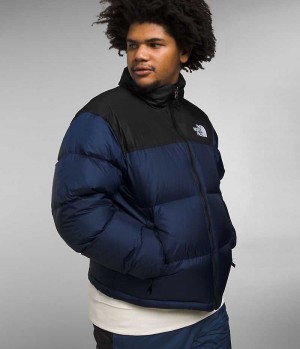 Doudoune The North Face 1996 Retro Nuptse Homme Bleu Marine Noir | PARIS QJUIM