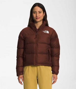 Doudoune The North Face 1996 Retro Nuptse Femme Bordeaux | PARIS HCFRD