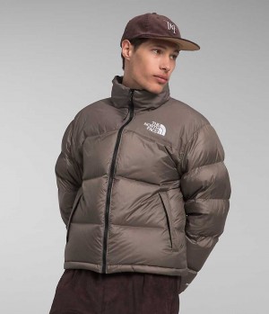 Doudoune The North Face 1996 Retro Nuptse Homme Marron | PARIS APZUT