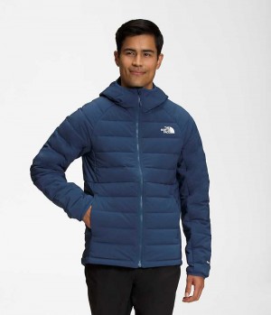 Doudoune The North Face Belleview Stretch Hoodie Homme Bleu | FR SQUMZ