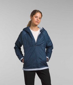 Doudoune The North Face Circaloft ¼-Zip Pullover Femme Bleu | PARIS PGBIF