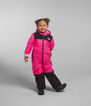 Doudoune The North Face Freedom Snow Suit Fille Rose | PARIS PTSJH