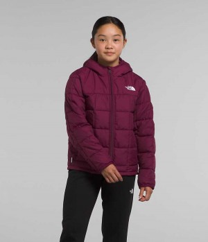 Doudoune The North Face Lhotse Fille Bordeaux | FRANCE ROKBD