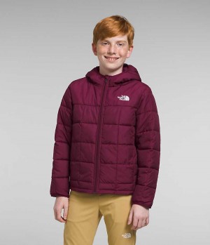 Doudoune The North Face Lhotse Garcon Bordeaux | FR HBENM