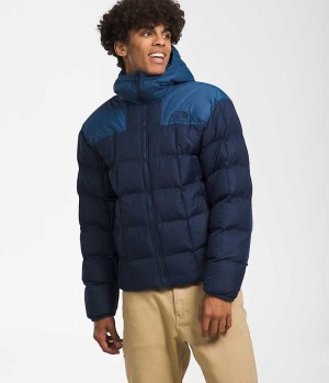 Doudoune The North Face Lhotse Reversible Hoodie Homme Bleu Marine | FRANCE VWAOK