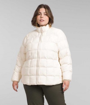 Doudoune The North Face Plus Lhotse Reversible Femme Blanche | FRANCE MYOUN