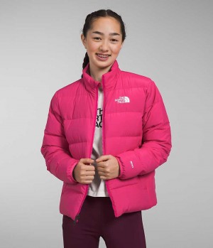 Doudoune The North Face Reversible North Fille Rose | FR MBRWX