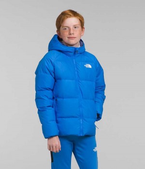 Doudoune The North Face Reversible North Encapuchonné Garcon Bleu | FRANCE IMZTF