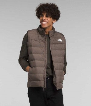 Gilet en Duvet The North Face Aconcagua 3 Homme Marron | FRANCE NWRIC