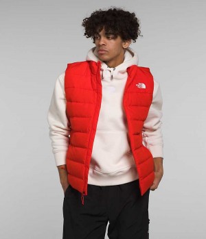 Gilet en Duvet The North Face Aconcagua 3 Homme Rouge | PARIS CVDXQ