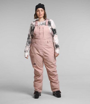 Pantalon Bib The North Face Plus Freedom Femme Rose | FR LFIHG