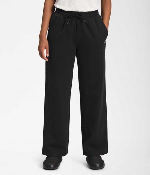 Pantalon En Molleton The North Face Felted Larges Leg Femme Noir | FRANCE GABME