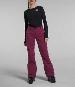 Pantalon The North Face Freedom Stretch Femme Bordeaux | FRANCE QURSG