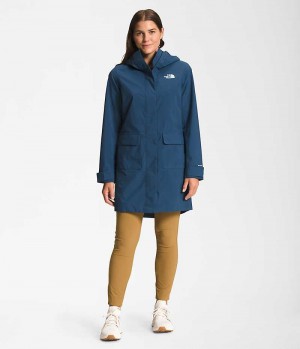 Parka The North Face City Breeze Rain II Femme Bleu | FR KVZIE