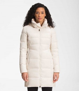 Parka The North Face Metropolis Femme Blanche | PARIS SWBRI