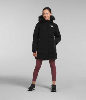 Parka The North Face North Down Long Fille Noir | PARIS TBYOM