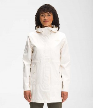 Parka The North Face Woodmont Femme Blanche | FR YJTOP