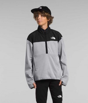 Pulls De Golf The North Face D'hiver Warm ½-Zip Garcon Grise | PARIS VFTLN