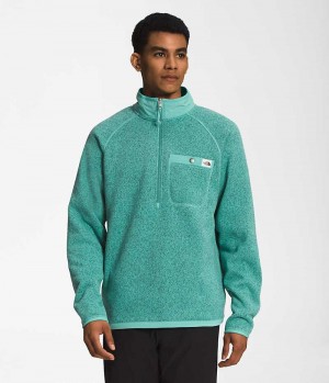 Pulls De Golf The North Face Gordon Lyons ¼-Zip Homme Turquoise | PARIS FTQSX