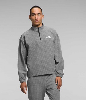 Pulls De Golf The North Face Tekware™ Grid ¼-Zip Homme Grise | FR AISGE