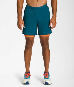 Short The North Face Sunriser 2-in-1 Homme Bleu | FRANCE BJXGY