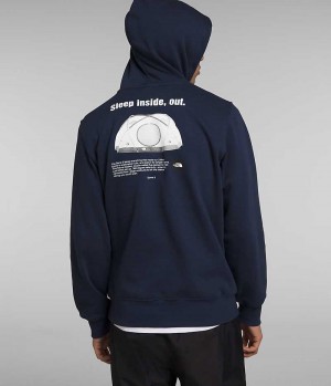 Sweat a Capuche The North Face Brand Proud Homme Bleu Marine | FR UJDLO