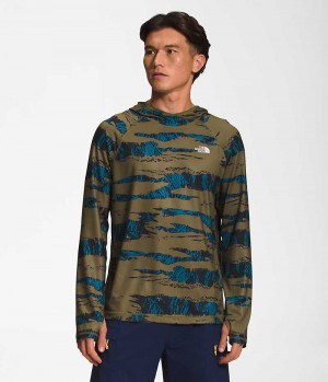 Sweat a Capuche The North Face Class V D'eau Homme Vert Olive | PARIS WCSUA