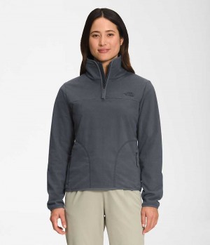 Sweatshirt The North Face Polar Osito ¼-Zip Femme Grise | FRANCE OTBMZ