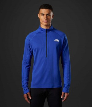 Sweatshirt The North Face Summit Series Crevasse ½-Zip Homme Bleu | FRANCE ESOXT