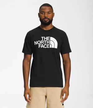 T-Shirt The North Face Corta Sleeve Half Dome Homme Noir | FRANCE GSCLU