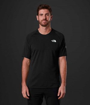 T-Shirt The North Face Summit Series Crevasse Corta Sleeve Homme Noir | FRANCE YKLWZ