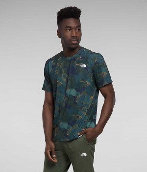 T-Shirt The North Face Wander Corta Sleeve Homme Multicolore | PARIS GJKYF