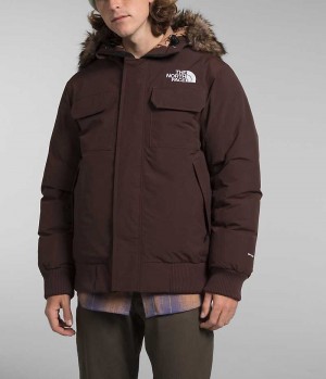 Veste Bomber The North Face McMurdo Homme Marron | FRANCE LRCKB