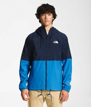 Veste Imperméable The North Face Antora Hoodie Homme Bleu Marine Bleu | FR URMXZ