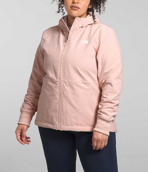 Veste Softshell The North Face Plus Shelbe Raschel Hoodie Femme Rose | PARIS GVIWC