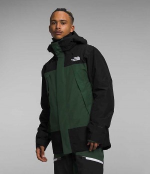 Vestes Isolées The North Face Clement Triclimate® Homme Vert Noir | PARIS ABVFQ