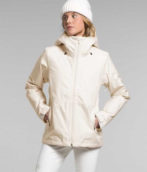 Vestes Isolées The North Face Clementine Triclimate® Femme Blanche | FRANCE SFGVJ