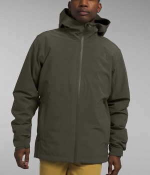 Vestes Isolées The North Face ThermoBall™ Eco Triclimate® Homme Vert Olive | FR KDYCT