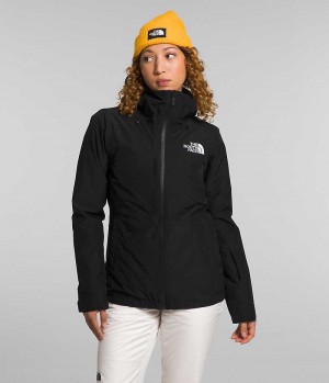 Vestes Isolées The North Face ThermoBall™ Eco Snow Triclimate® Femme Noir | PARIS FNGIQ