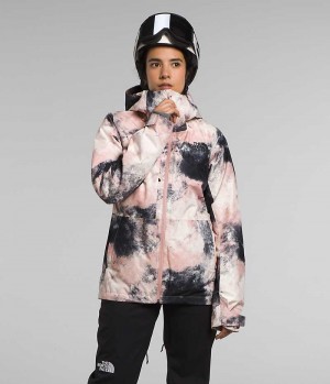 Vestes Isolées The North Face ThermoBall™ Eco Snow Triclimate® Femme Rose | FRANCE QDSTO