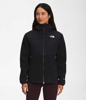 Vestes Polaires The North Face Denali Hoodie Femme Noir | PARIS RWCHI