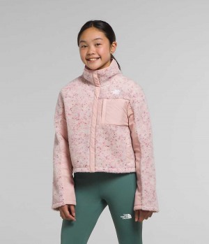 Vestes Polaires The North Face Fleece Mashup Fille Rose | FRANCE NORST