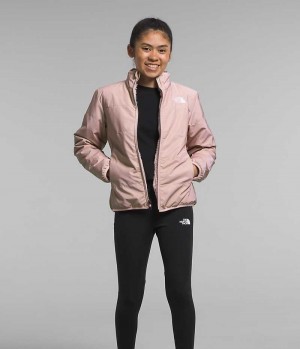 Vestes Polaires The North Face Reversible Mossbud Fille Rose | FRANCE ZBEHQ